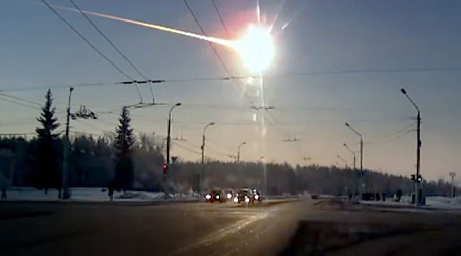 Meteorito na Rússia