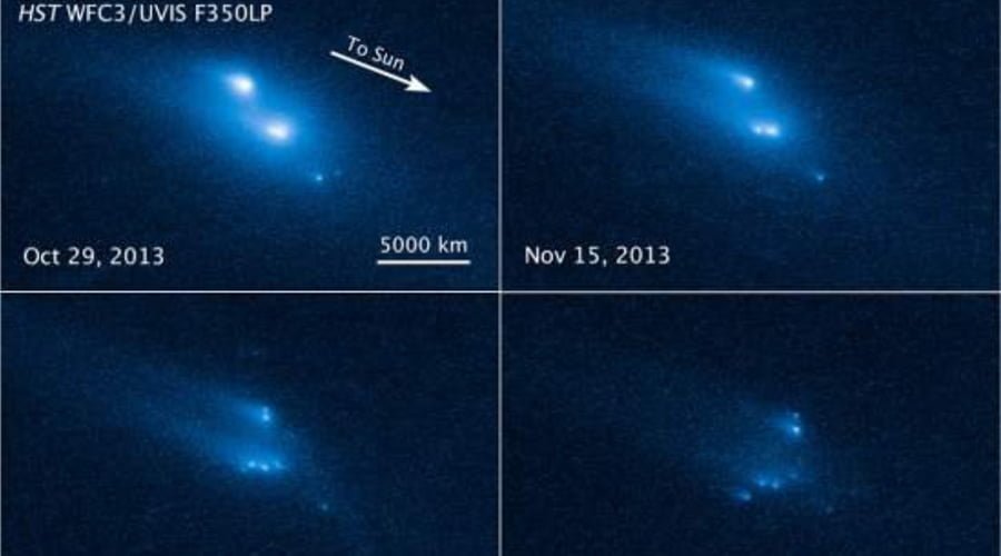 Fragmentação de asteroide