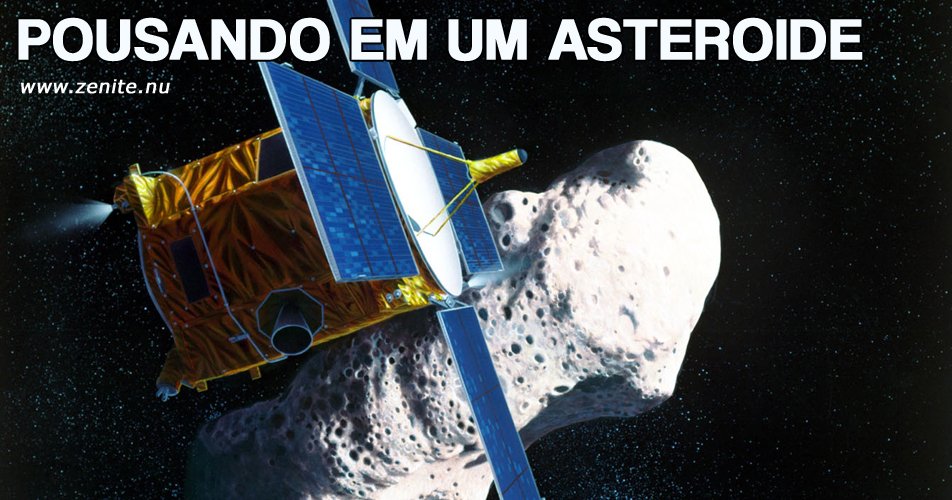 Pousando em um asteroide