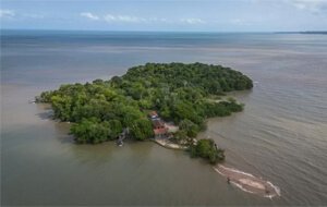 Ilha de Tatuoca, no Pará.