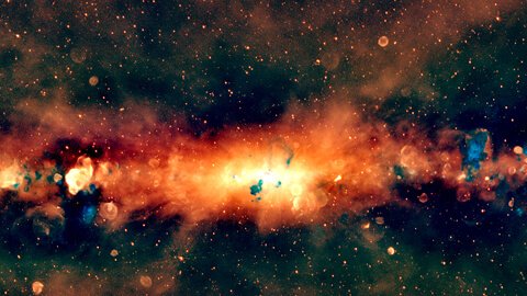 Parte da visão GLEAM/GLEAM-X da Via Láctea