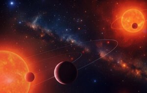 Concepção artista do sistema TOI-2267