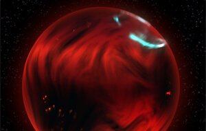 Concepção artística da estrela SIMP 0136