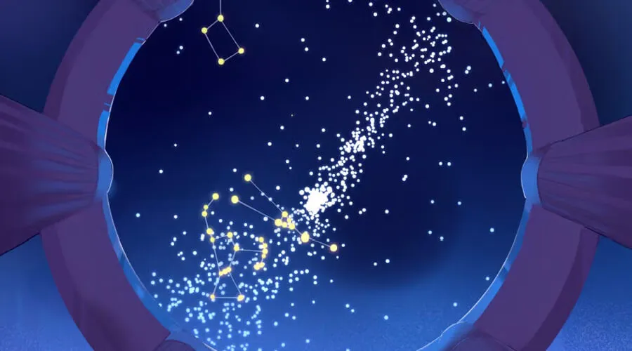 As outras irmãs das Plêiades, em arte de Ana Isabel Lopez Murillo