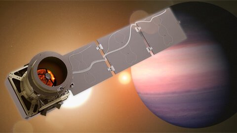 Pandora e CubeSats vão explorar exoplanetas e além Concepção artística da nave Pandora