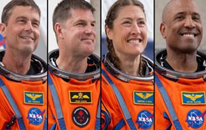 stronautas da missão Artemis II