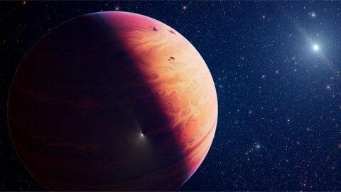 Concepção artística do exoplaneta 29 Cygni b
