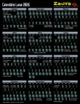 Calendário Lunar 2026 - vertical