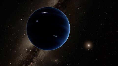 Concepção artística do Planeta Nove