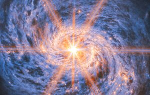 Galáxia M77 em foto do telescópio James Webb