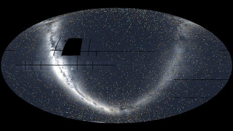 Imagem construída a partir de 96 setores do TESS