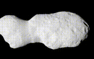 Asteroide Donaldjohanson visto pela sonda Lucy