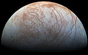 Europa, uma das maiores luas de Júpiter