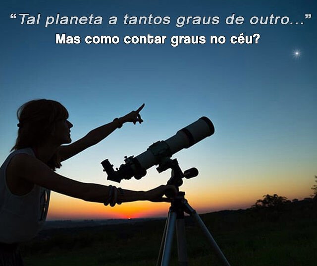 Como contar graus no céu