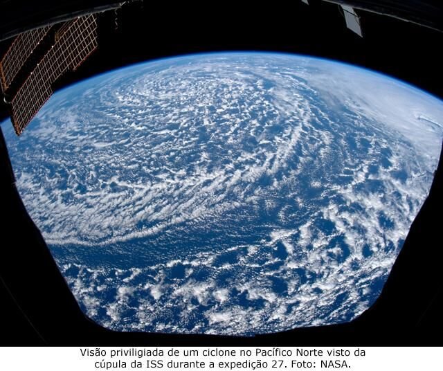 Vista da cúpula da ISS