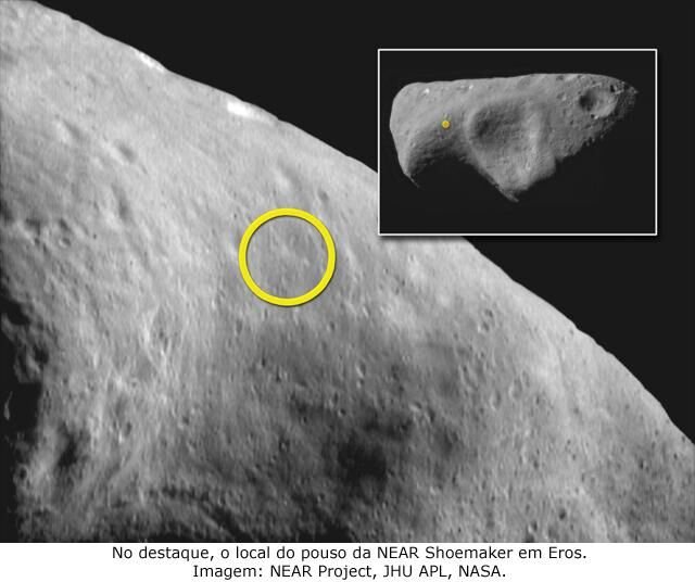 Local de pouso da sonda NEAR