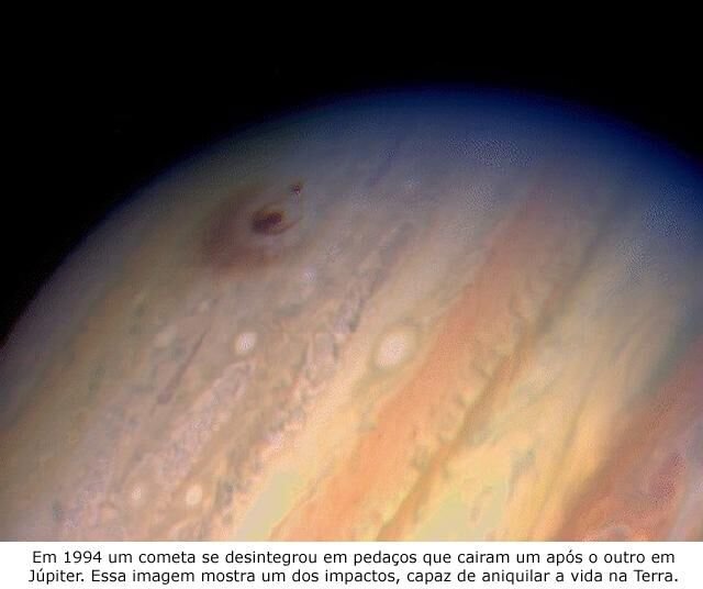 Impacto de cometa em Júpiter